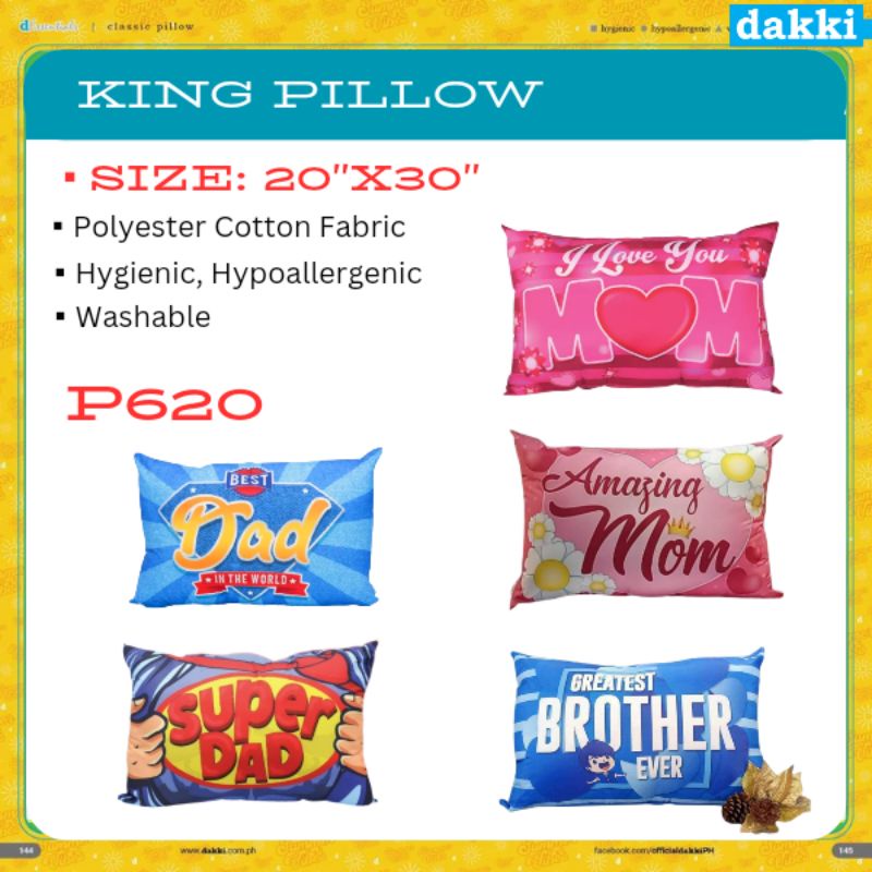 King size hotsell pillow dakki