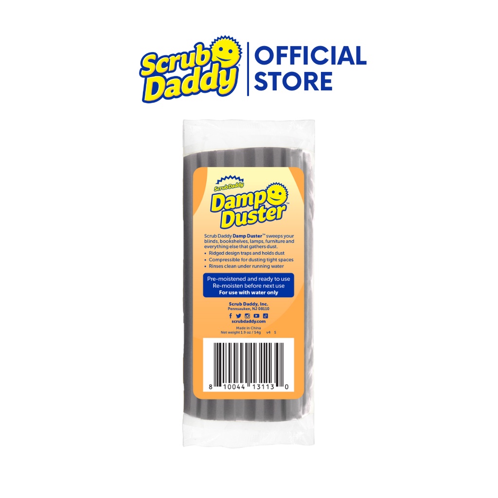 Scrub Daddy Damp Duster Magical Dust Cleaning Sponge For House