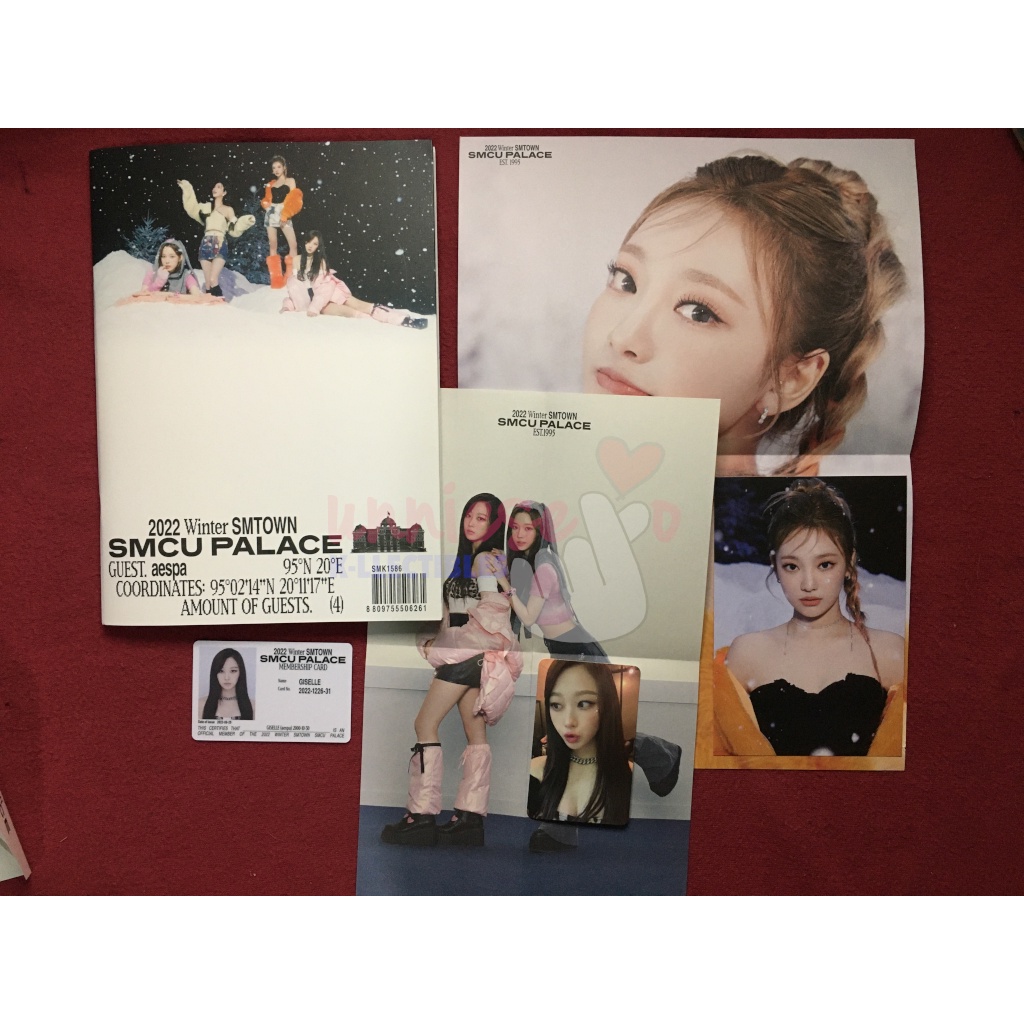 2022　SMCU　aespa　NINGNING　SET　Philippines　Palace　GISELLE　Winter　Shopee　Membership　Version　SMTown　UNSEALED　Guest　WINTER