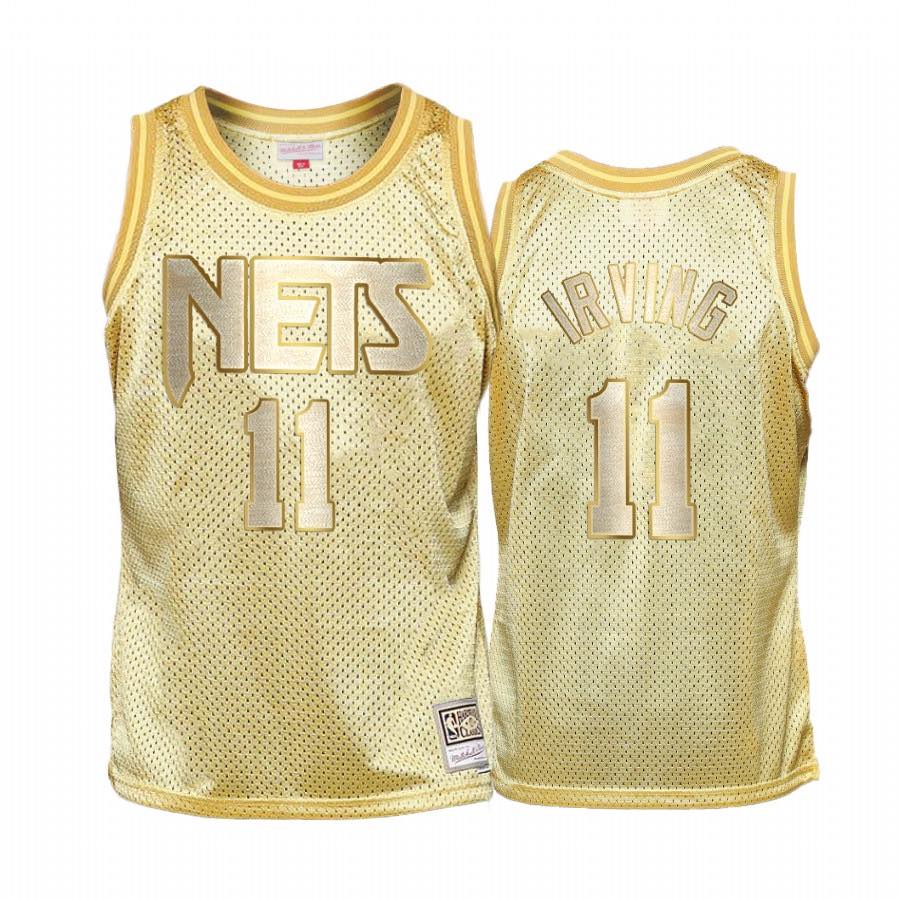 Kyrie irving best sale gold jersey