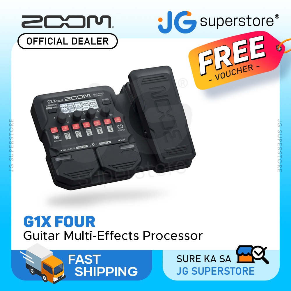 Zoom G1/G1X FOUR Guitar Multi-Effects Processors Quick