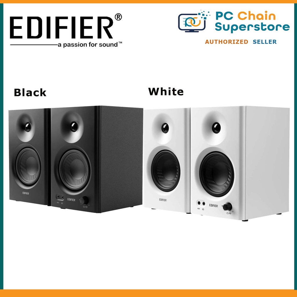 Edifier MR4 Powered Studio Monitor Speakers, 4 Active Near-field