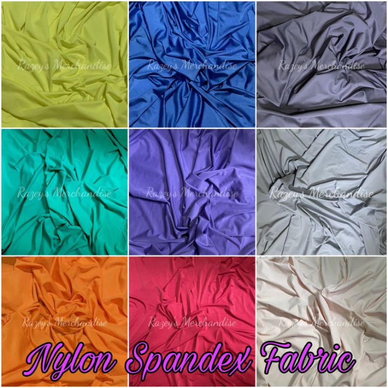 Nylon on sale spandex fabric