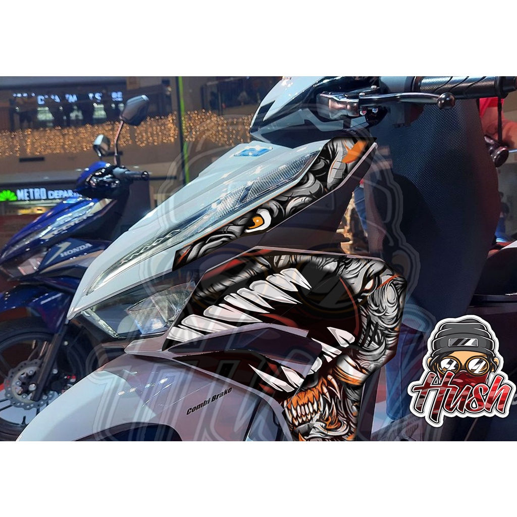 Shark best sale decal motorcycle