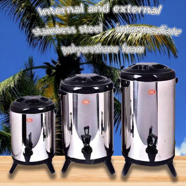 Stainless Steel Beverage Dispenser 12L Milk Tea Bucket for Bubble tea Shop  Equipment - PRODUCTS - TAIWANFUYOU FOOD CO., LTD.