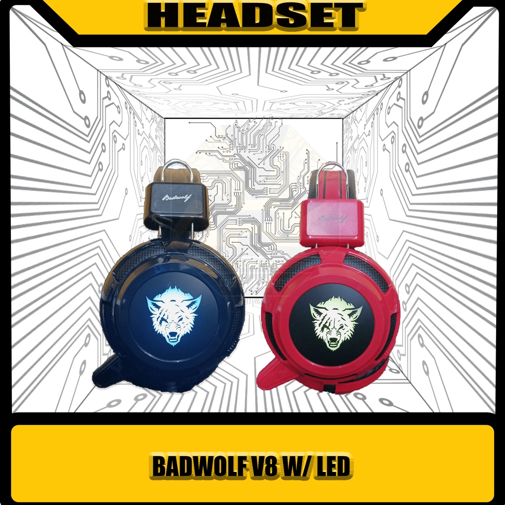 Badwolf headset with discount led