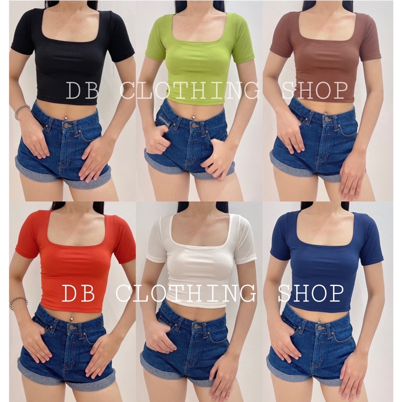 Square Low-Cut Tops – DB Women