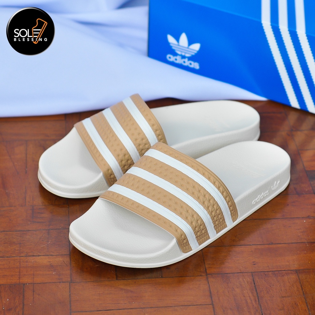 Adidas originals adilette slider clearance sandals wth cork sole