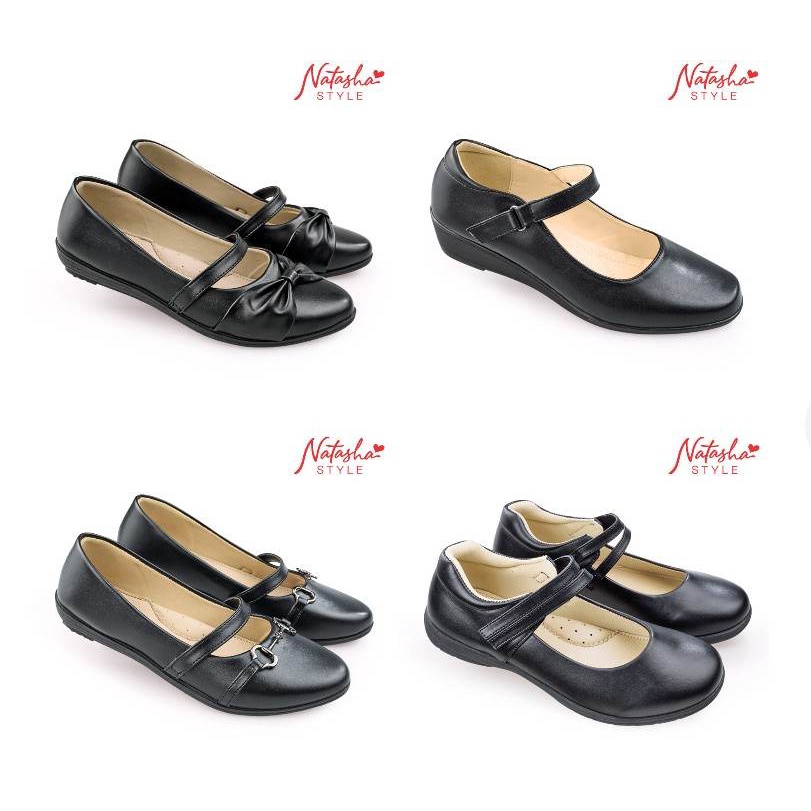 Natasha black shoes deals for school