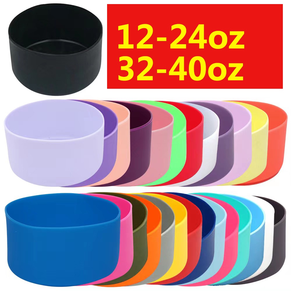 7.5cm Silicone For Stanley 12 oz 24 oz Silicone Cup Protective Cover  Outdoor Sports Cup Protective Cover Round Base Cup Cover - AliExpress