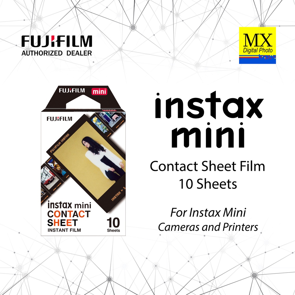 Fujifilm Instax Mini Contact Sheet - 10 Sheets