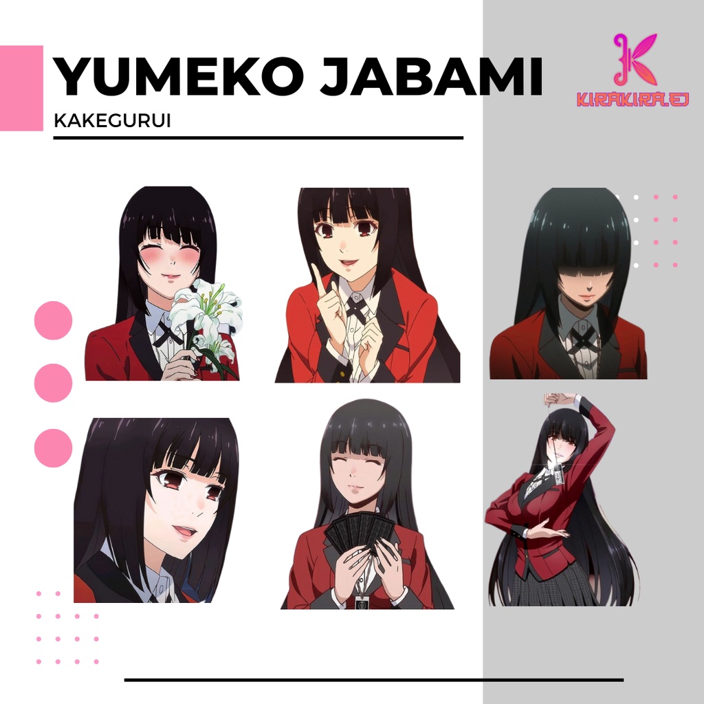 Poster Adesivo Anime Kakegurui Yumeko Jabami - Cogumelo Corp