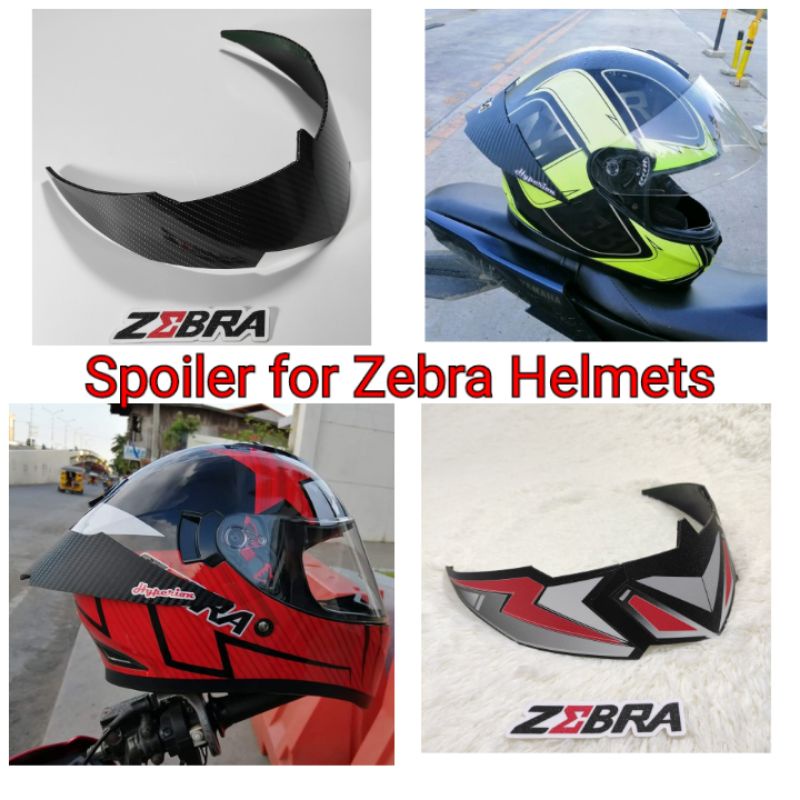 Helmet store spoiler design