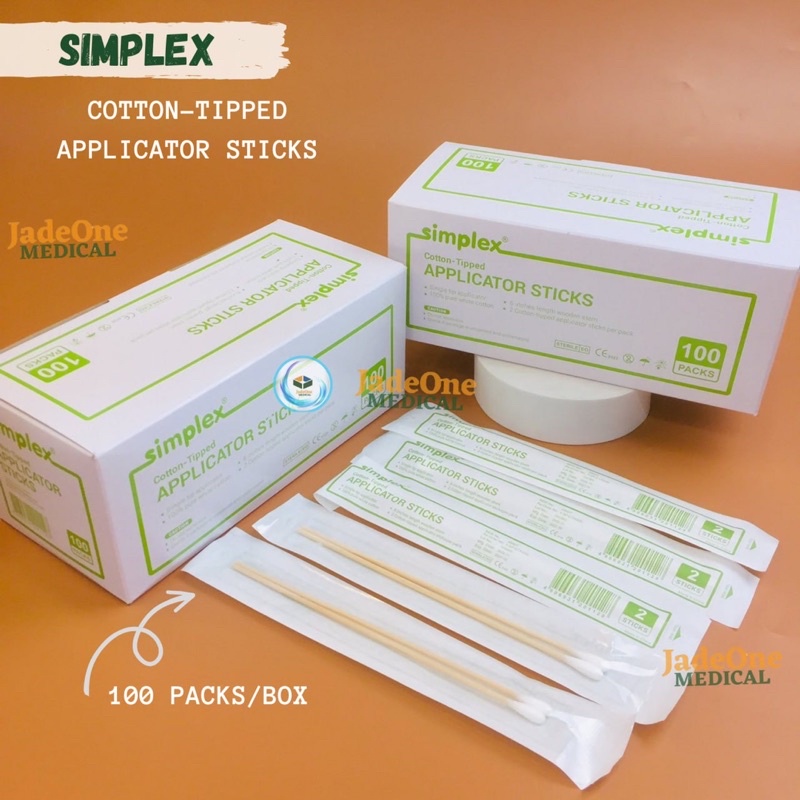 SIMPLEX Cotton Applicator Sterile (Small Head)