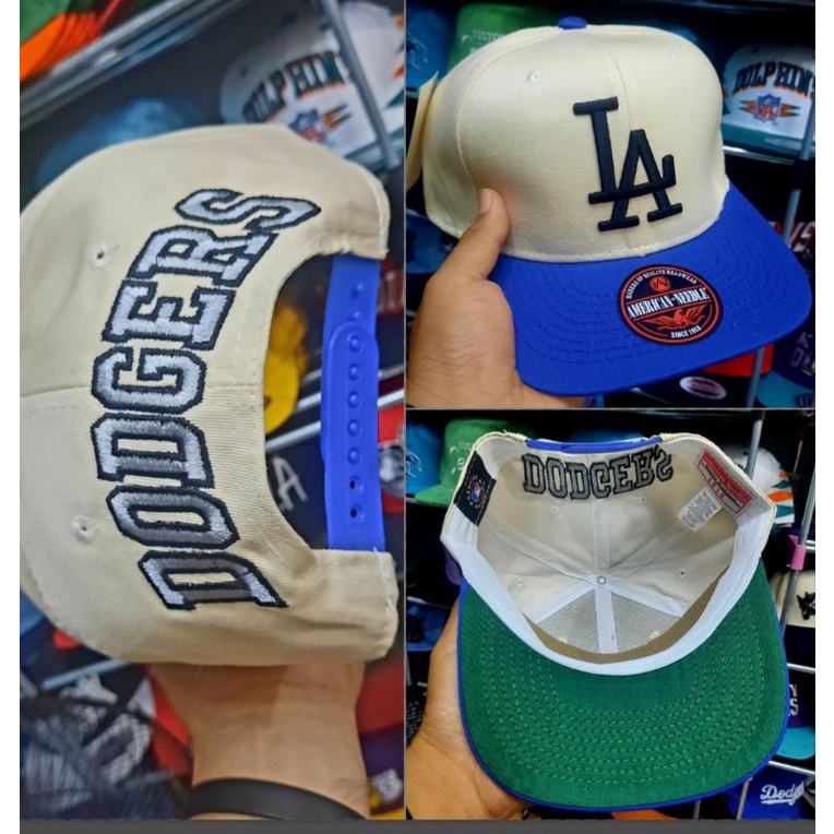 Vintage American Needle Los Angeles LA Dodgers Snapback Hat Cap Rare  Baseball