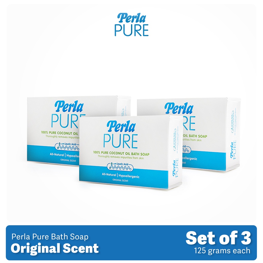 Perla Pure Bath Hypoallergenic Soap Original Scent Personal Care