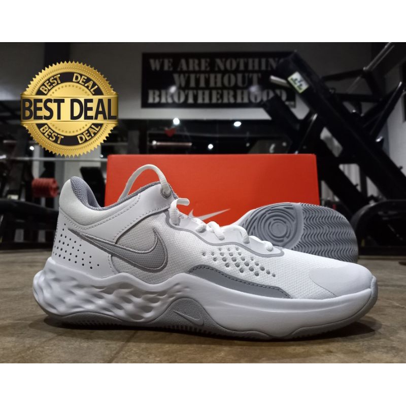 ♧Nike Fly By Mid 3 White/Wolf Grey