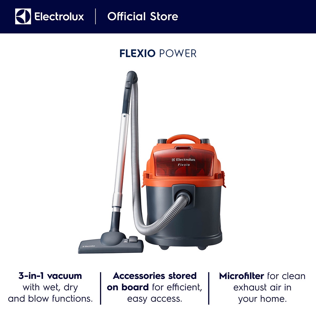 Electrolux Z931 Flexio II Wet and Dry Vacuum Cleaner Shopee