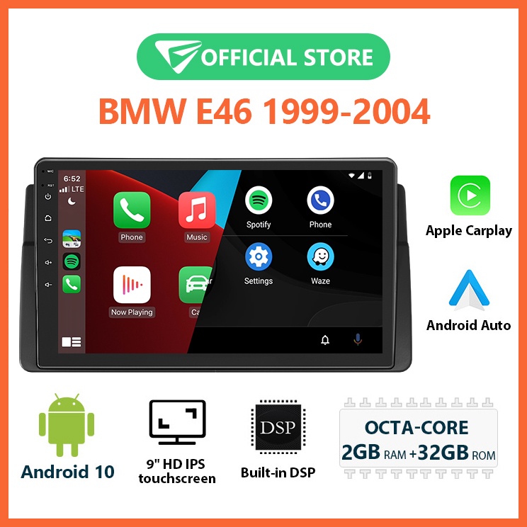 CAM+Eonon X3 Double 2 DIN 7 Car Radio Stereo Touch Screen Android Auto  CarPlay