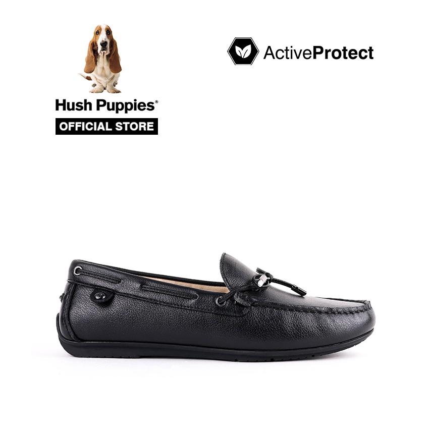 Essence Bit Loafer Women's Shoes - Black Leather – Hush Puppies Philippines