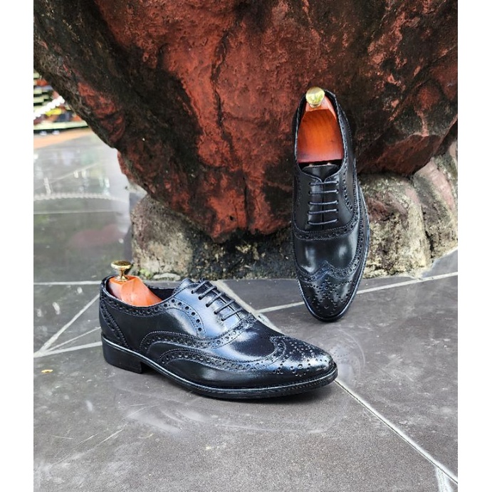 Non slip wingtip shoes sale