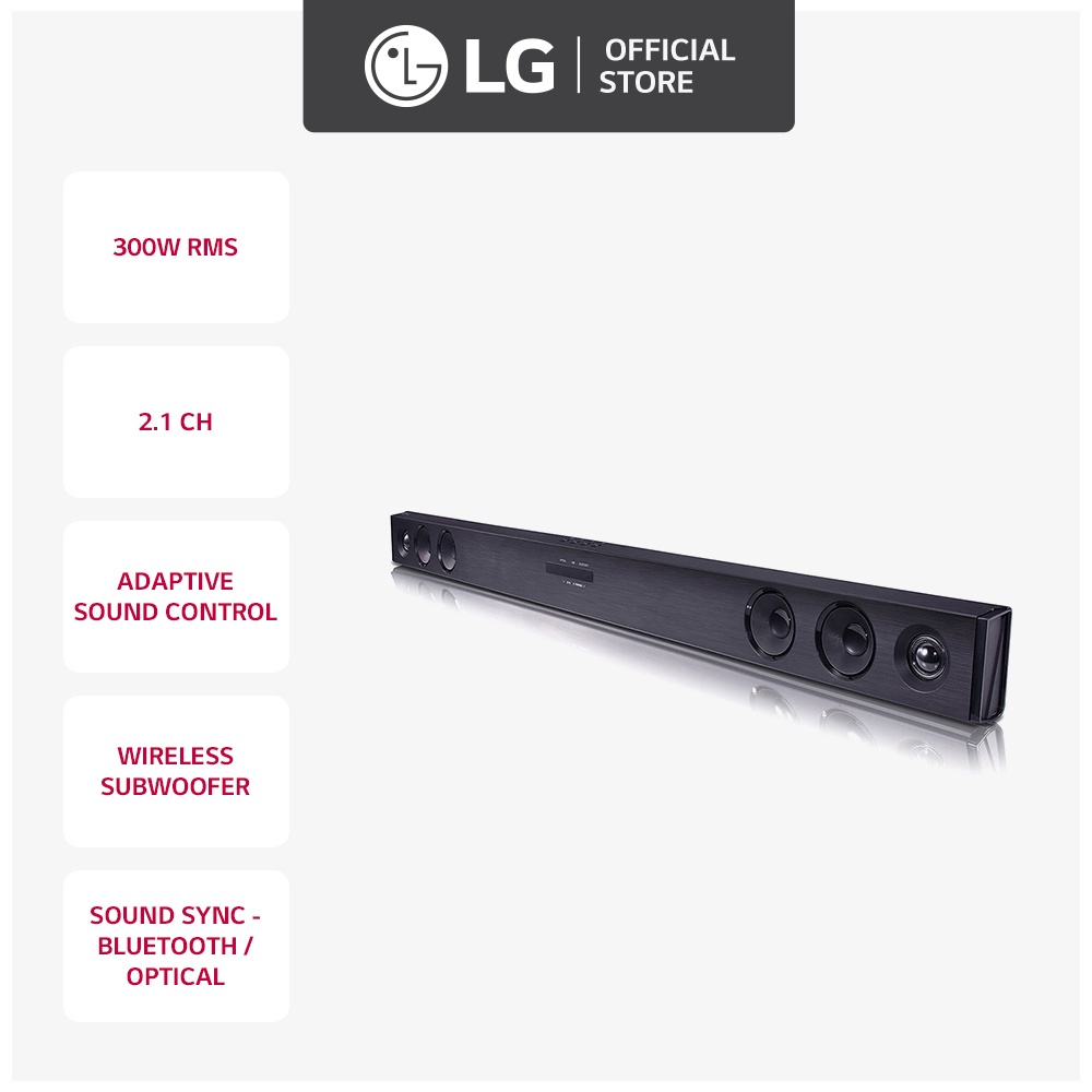 Buy LG SQC2 2.1Ch Bluetooth Sound Bar With Wireless Sub, Sound bars