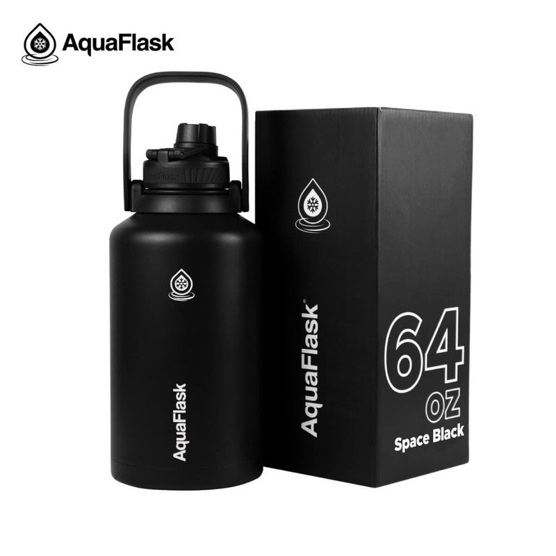 Aqua Gloss 64oz Wide Mouth Water Bottle