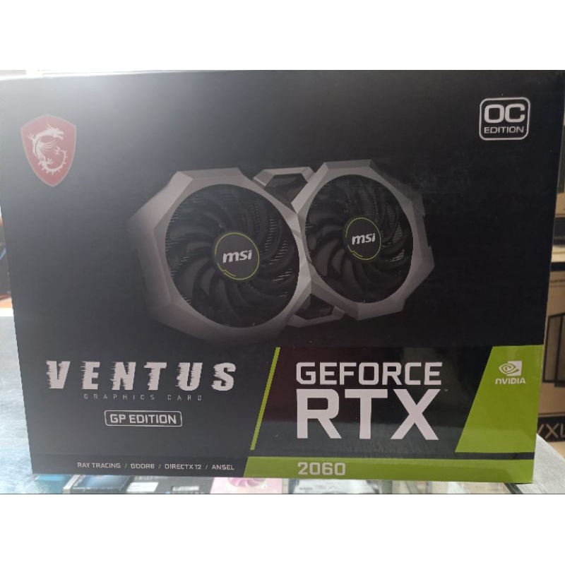 MSI RTX 2060 Ventus OC edition | Shopee Philippines