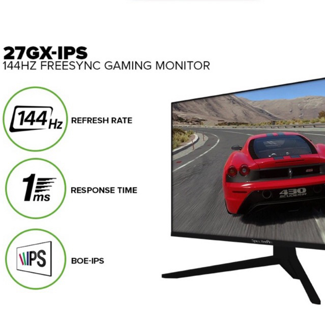 specterpro 27gx ips 144hz freesync gaming monitor