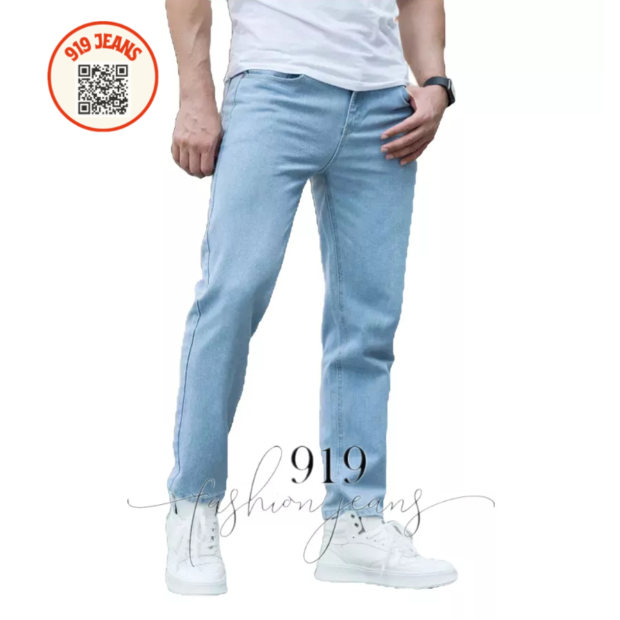 Light blue Jeans For Men Skinny Stretchable Pants