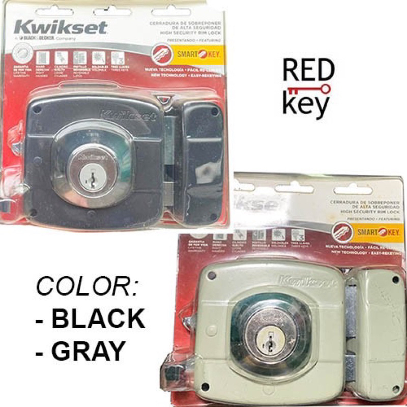 Kwikset Rim Lock Single Bolt by Black and Decker Smart Key