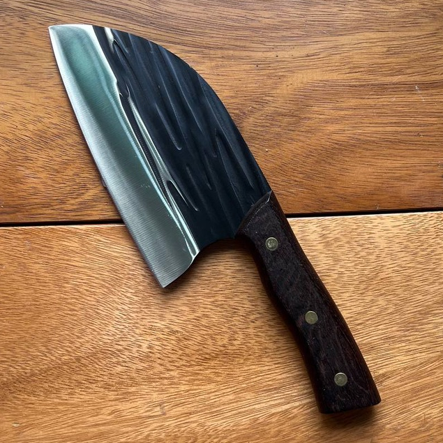 Upgrade High Carbon Steel Meat Cleaver Knife Heavy Duty Dragon Bone Heavy  Cutting Knife Premium Professional Butcher Chopper