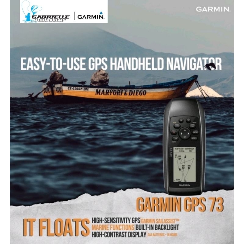 Garmin GPS 73  Handheld Marine GPS