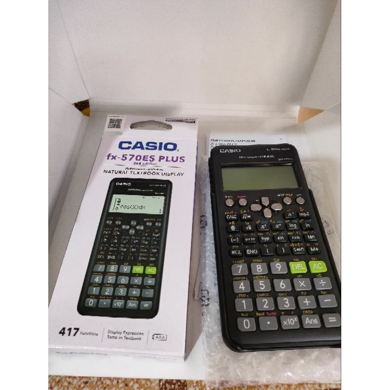 Casio fx-570ES PLUS / fx 570es plus / fx570es plus / fx570 es plus 2nd  Edition Scientific Calculator