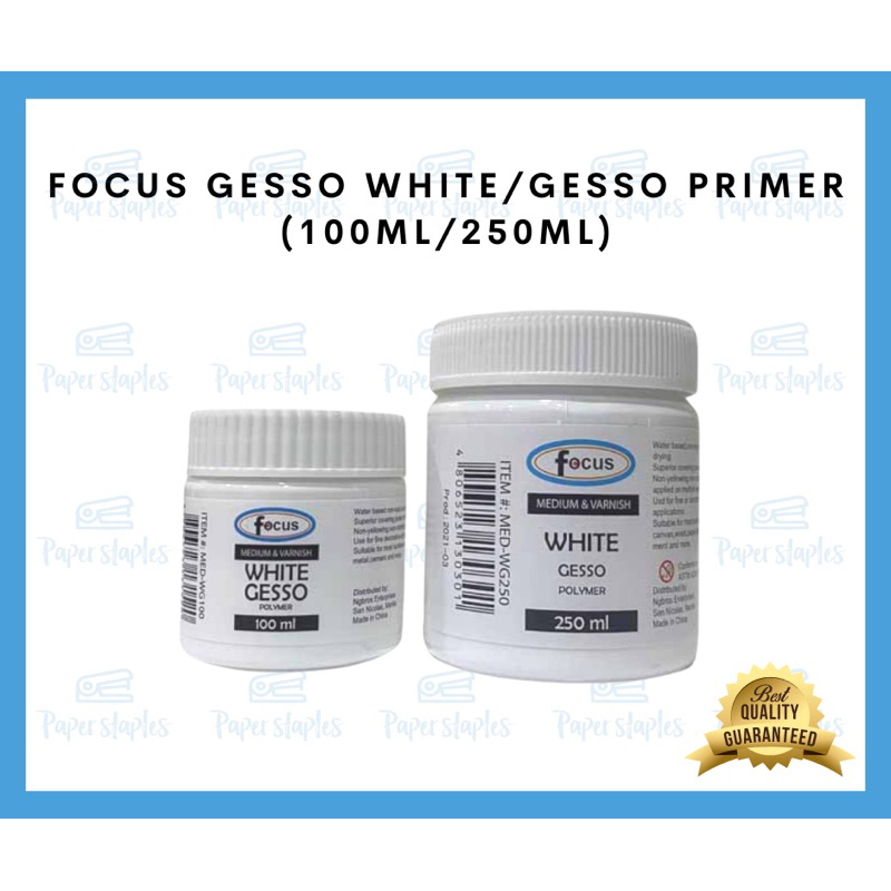 Focus Gesso White/ Gesso Primer 100ml