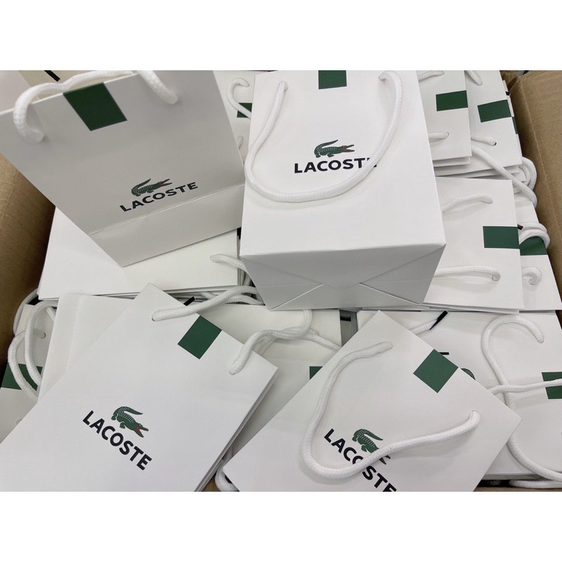 Lacoste paper shop bag