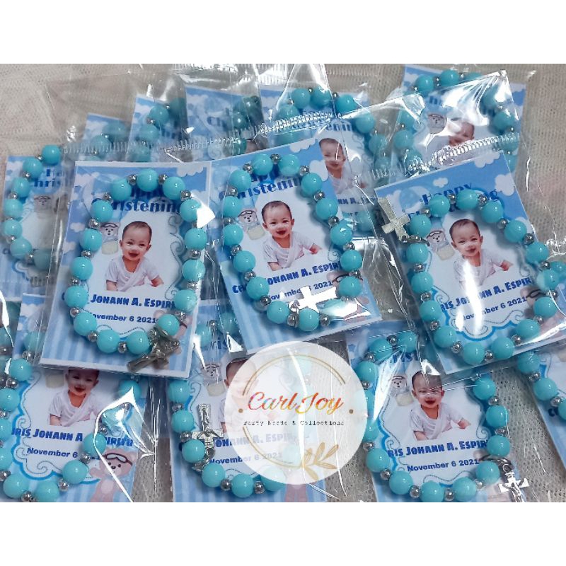 Sample giveaways for hot sale christening baby boy