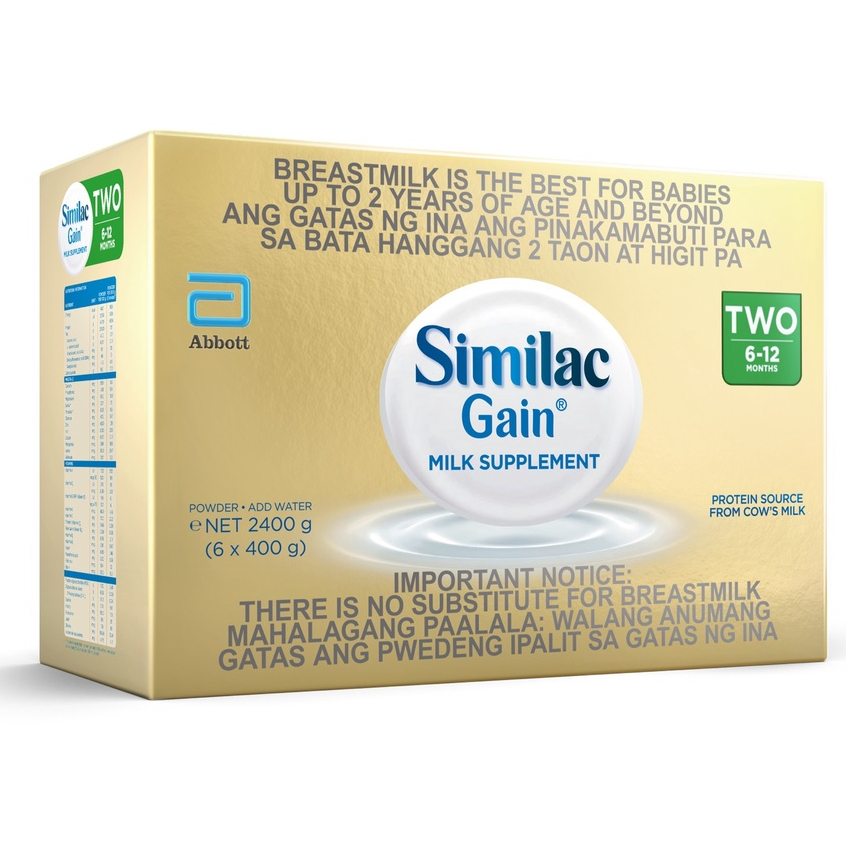 Similac gain 6 to 12 sale months