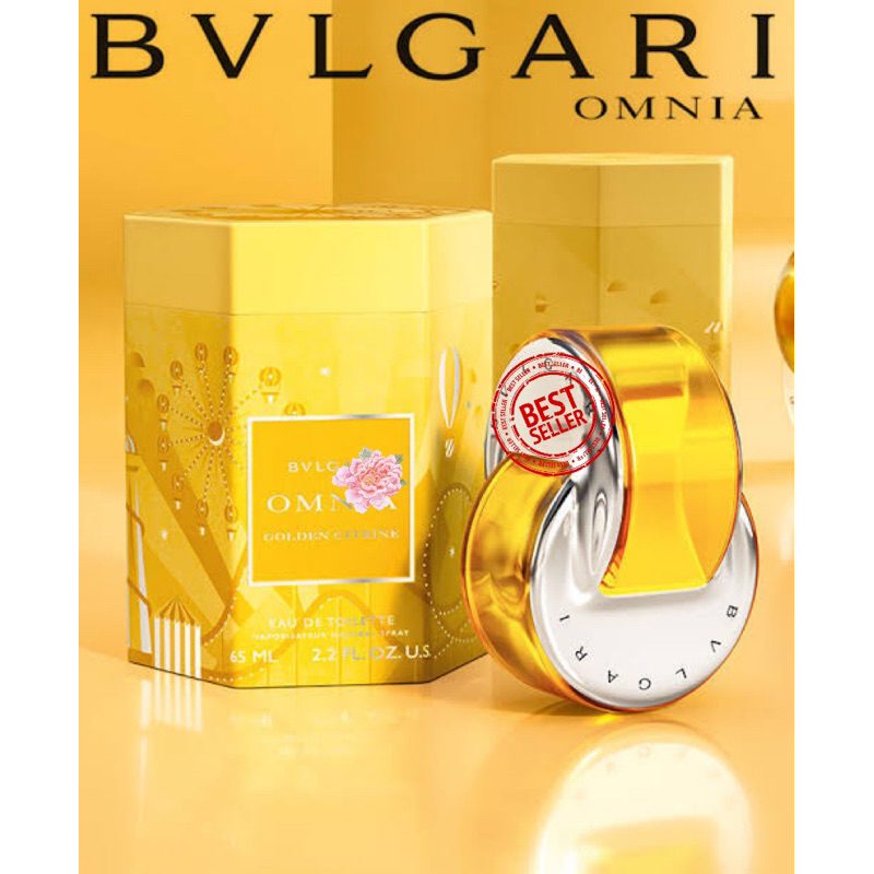 Bv L gar Omnia Golden citrine perfume oil base US tester scent