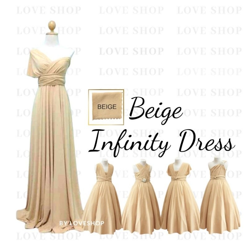 Infinity best sale dress beige