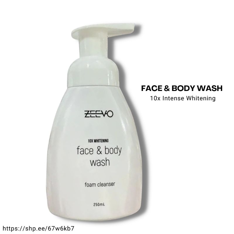 ZEEVO Kojic Face & Body Wash 10X Whitening | Shopee Philippines