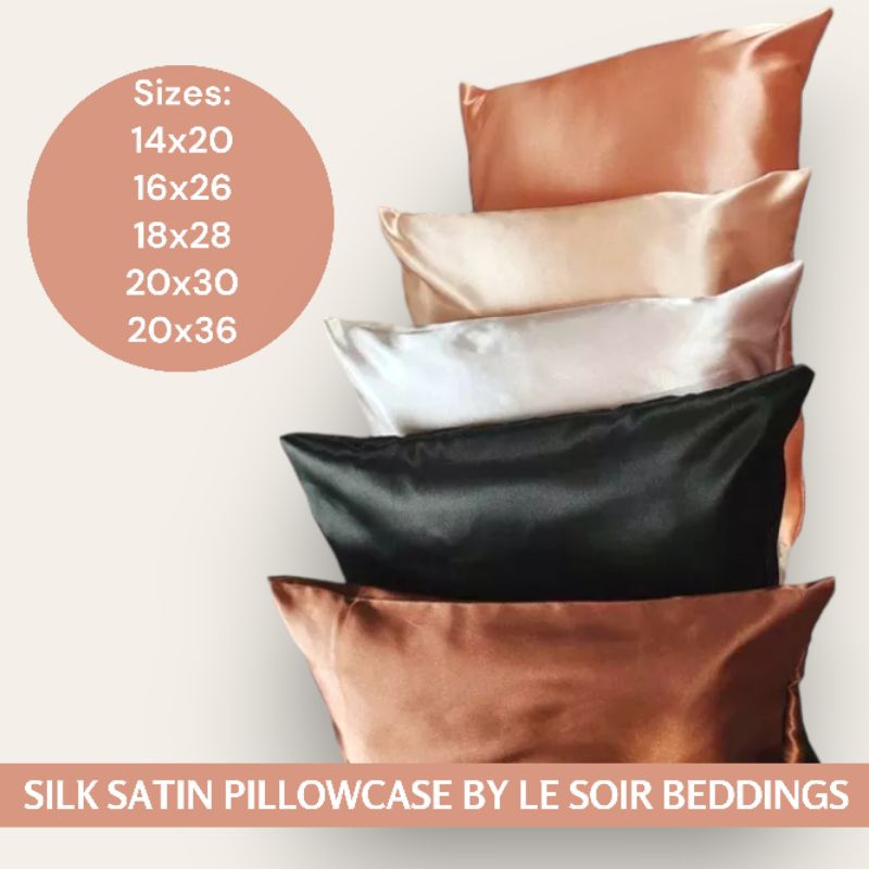 Silk or satin outlet pillowcase