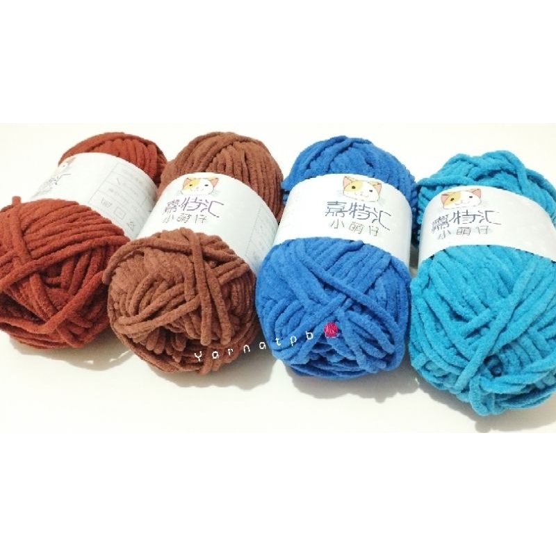 Chenille knitting clearance wool