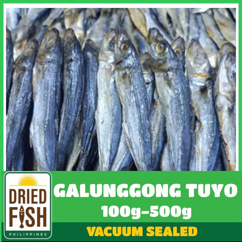 DFP Dried Seafood Galunggong Tuyo 100g, 250g, and 500g VACUUM