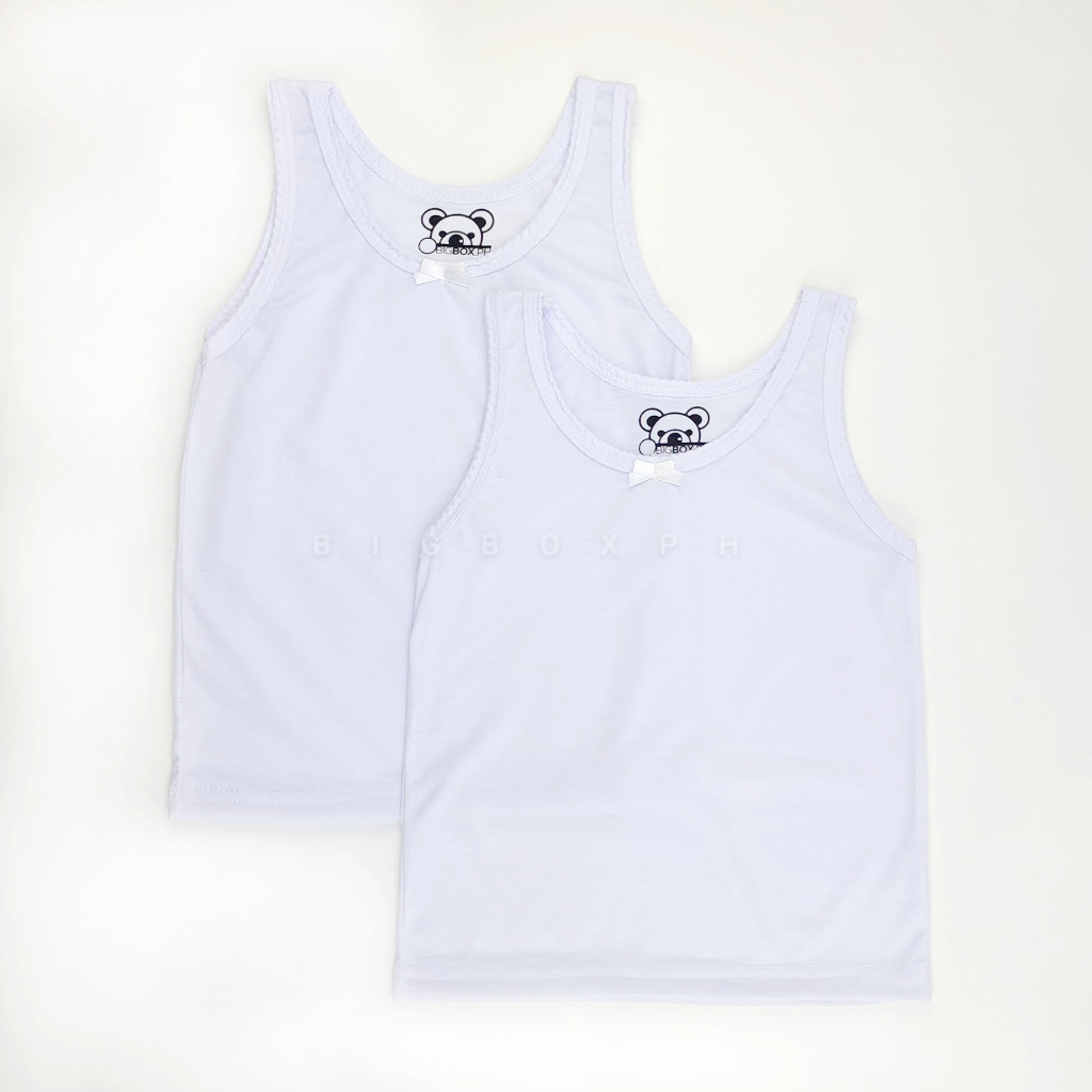 Girls Essential White Sando