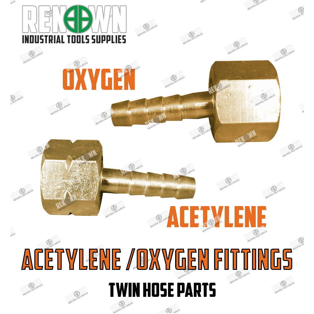 Oxygen sale hose fittings