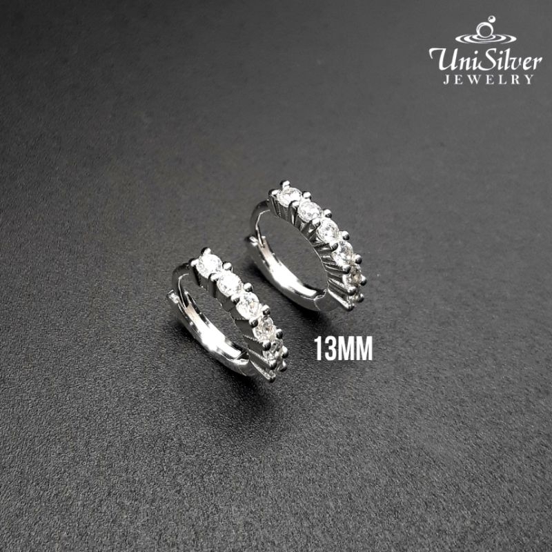 Unisilver earrings sale for men