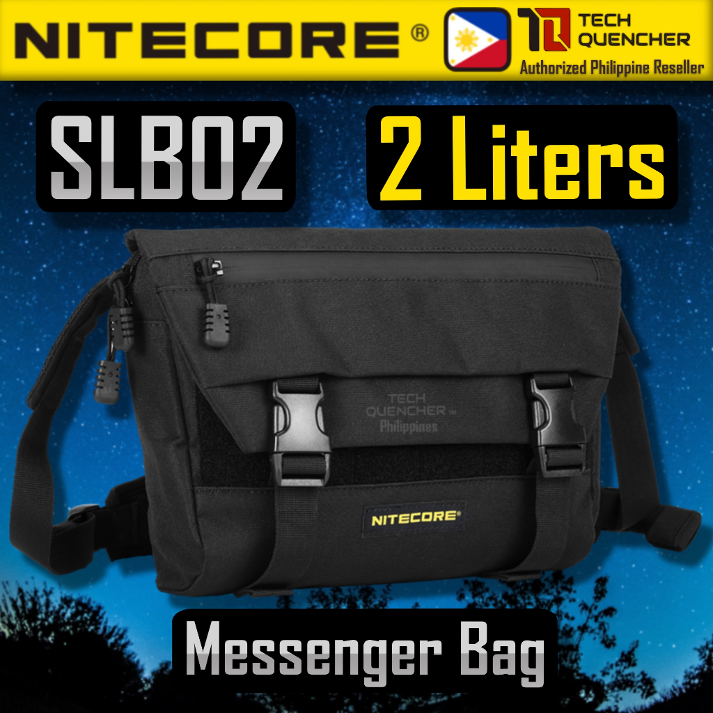 Nitecore SLB01 Outdoor Sling Bag, waterproof shoulder bag