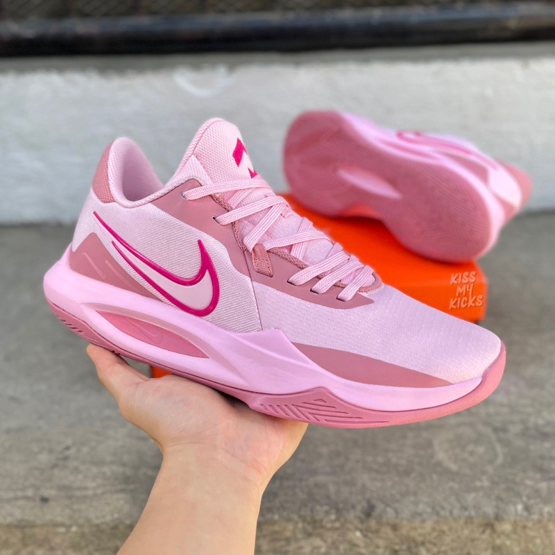 Nike air precision pink sale