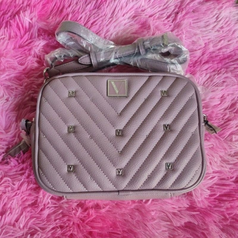 Victoria's secret pink crossbody on sale bag